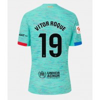 Dámy Fotbalový dres Barcelona Vitor Roque #19 2023-24 Třetí Krátký Rukáv